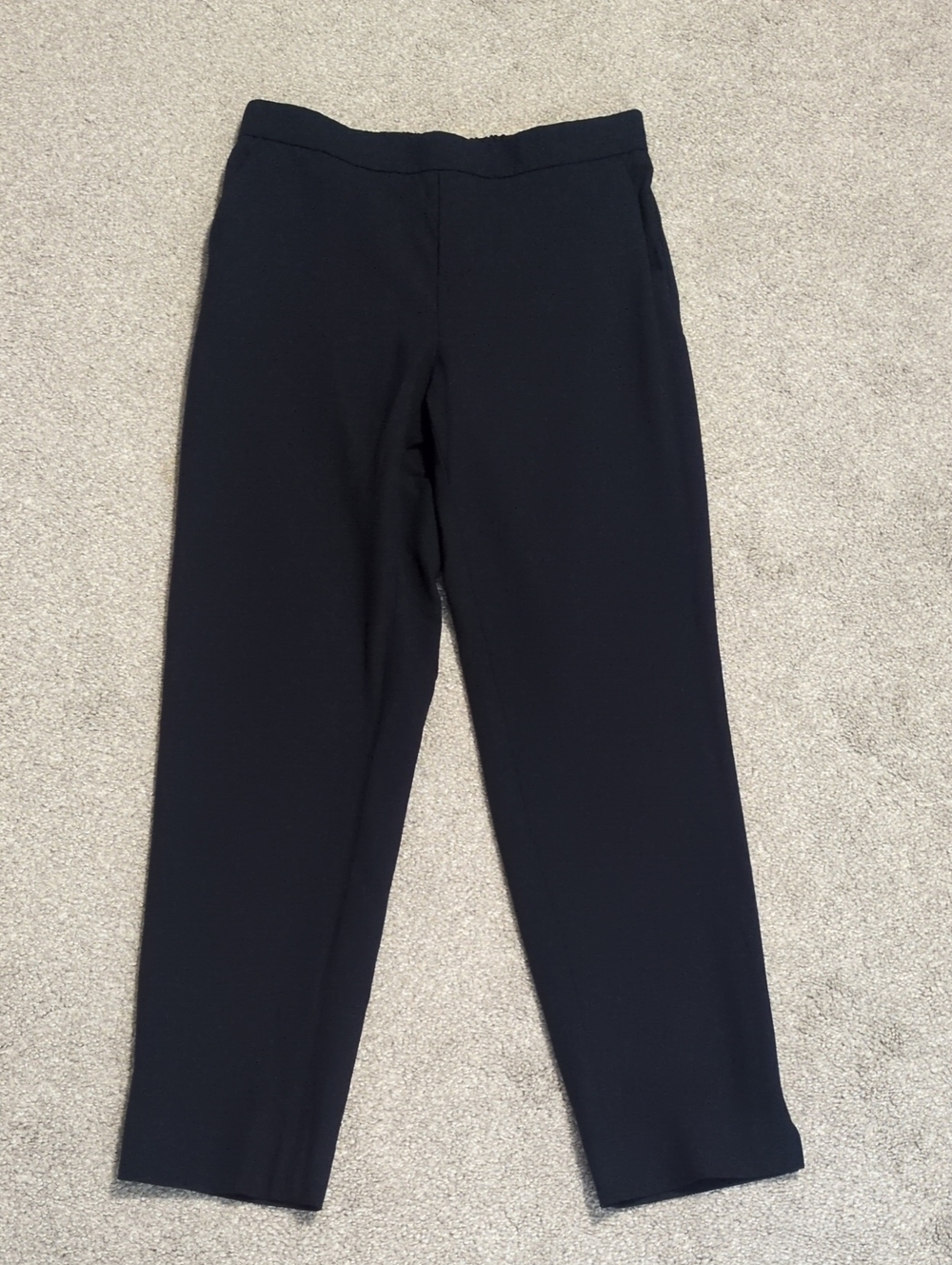 Banana Republic Navy Hayden Tapered Ankle Pants
